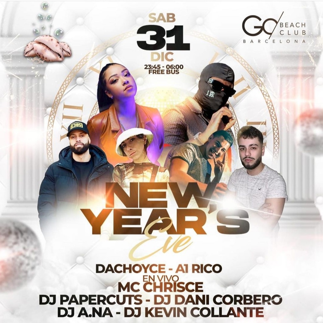 go beach club barcelona fin de año